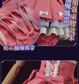 Identity V Game Cheerleader Lily Barrier Cosplay Costume Women Pink Dress Wig Anime Role Play Outfit Halloween Party Clothing - Tophatter Daily Deals