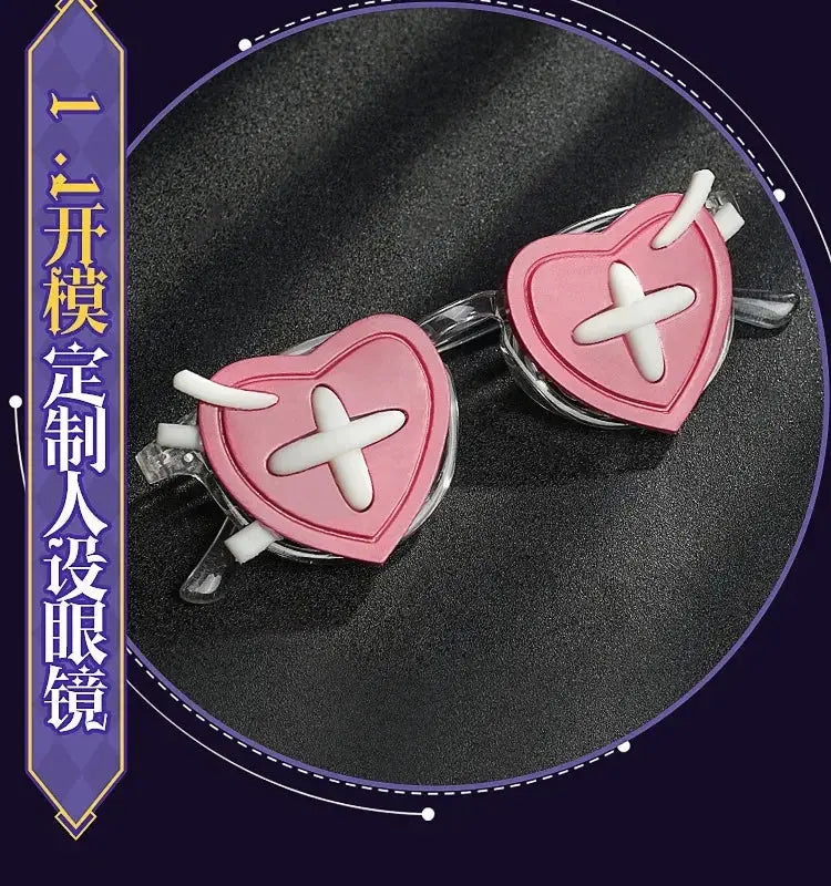 Identity V Game Cheerleader Lily Barrier Cosplay Costume Women Pink Dress Wig Anime Role Play Outfit Halloween Party Clothing - Tophatter Daily Deals