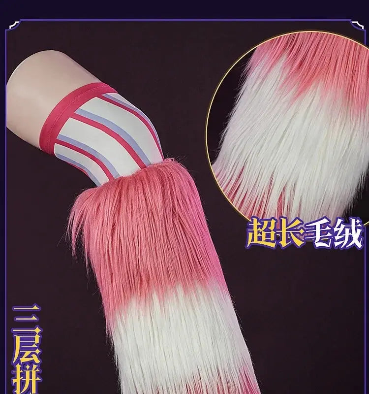 Identity V Game Cheerleader Lily Barrier Cosplay Costume Women Pink Dress Wig Anime Role Play Outfit Halloween Party Clothing - Tophatter Daily Deals