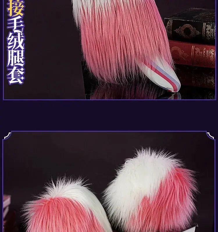 Identity V Game Cheerleader Lily Barrier Cosplay Costume Women Pink Dress Wig Anime Role Play Outfit Halloween Party Clothing - Tophatter Daily Deals