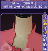 Identity V Game Cheerleader Lily Barrier Cosplay Costume Women Pink Dress Wig Anime Role Play Outfit Halloween Party Clothing - Tophatter Daily Deals