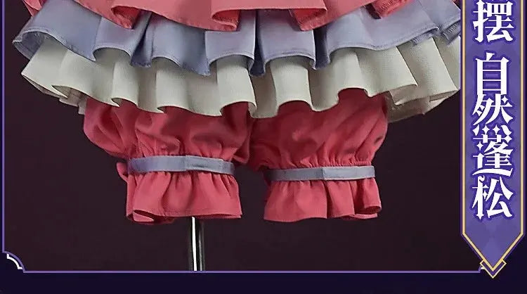 Identity V Game Cheerleader Lily Barrier Cosplay Costume Women Pink Dress Wig Anime Role Play Outfit Halloween Party Clothing - Tophatter Daily Deals