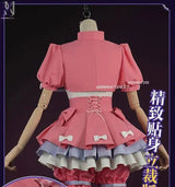 Identity V Game Cheerleader Lily Barrier Cosplay Costume Women Pink Dress Wig Anime Role Play Outfit Halloween Party Clothing - Tophatter Daily Deals