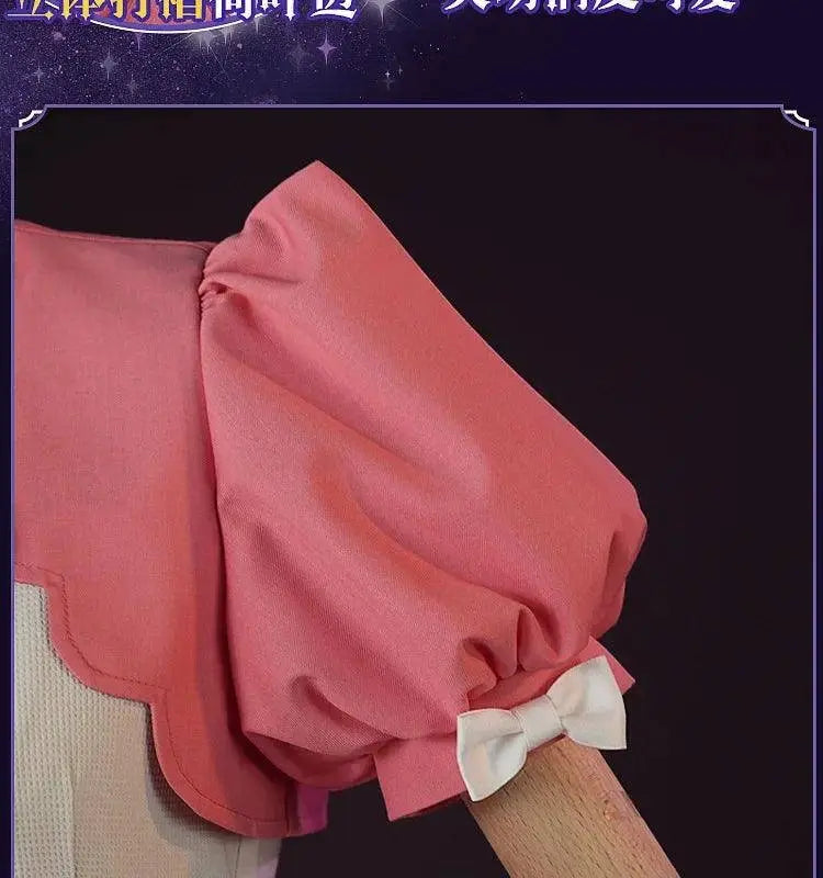 Identity V Game Cheerleader Lily Barrier Cosplay Costume Women Pink Dress Wig Anime Role Play Outfit Halloween Party Clothing - Tophatter Daily Deals