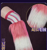 Identity V Game Cheerleader Lily Barrier Cosplay Costume Women Pink Dress Wig Anime Role Play Outfit Halloween Party Clothing - Tophatter Daily Deals