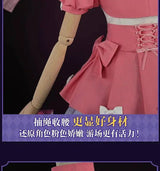Identity V Game Cheerleader Lily Barrier Cosplay Costume Women Pink Dress Wig Anime Role Play Outfit Halloween Party Clothing - Tophatter Daily Deals