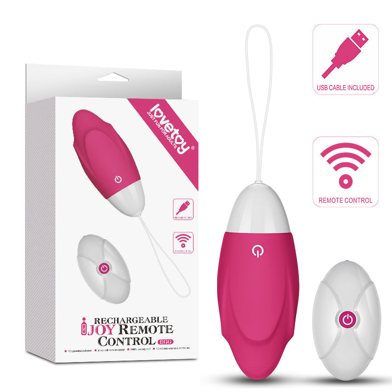 Ijoy Wireless Remote Control Pleasure Egg Pink > Sex Toys For Ladies > Vibrating Eggs - Tophatter Daily Deals