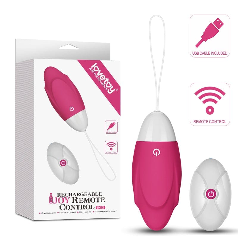 Ijoy Wireless Remote Control Pleasure Egg Pink > Sex Toys For Ladies > Vibrating Eggs - Tophatter Daily Deals