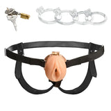 Pussy Chastity Cage (Light) – Body-Safe TPE Chastity Device > Bondage Gear > Male Chastity - Tophatter Daily Deals
