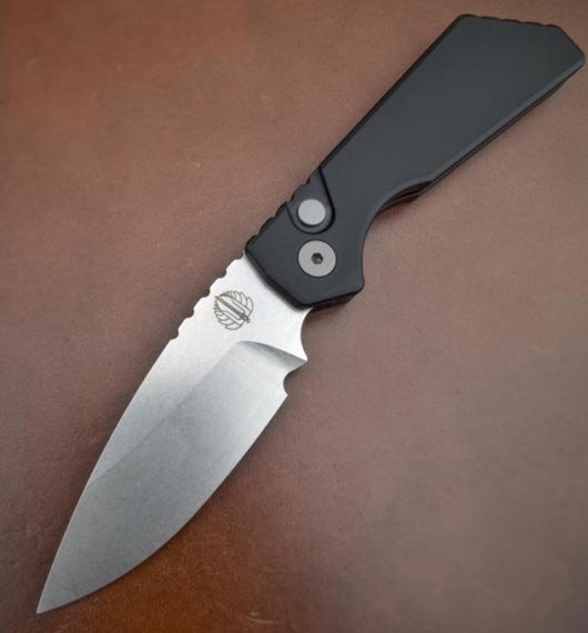 Pro-Tech Knives Strider PT+ Automatic - Black Handle - CPM-Magnacut Blade Automatic Knives - Tophatter Daily Deals