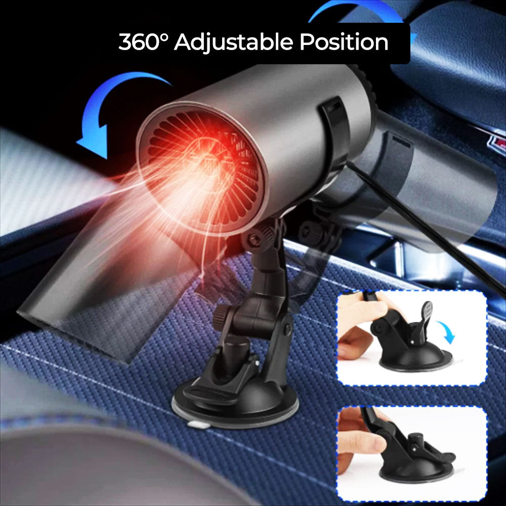 Windshield Defroster Fast Heating Car Plug 360 Adjustable - Tophatter Daily Deals