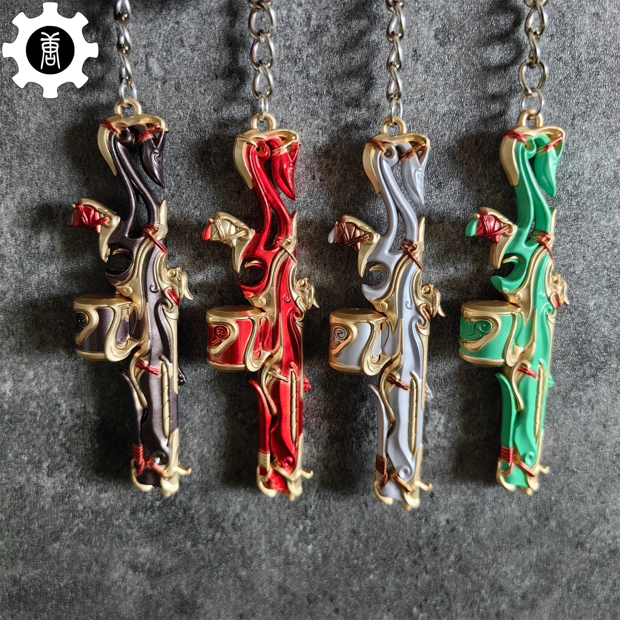 Metal Imperium Judge Gun Tiny Keychain Pendant - Tophatter Daily Deals