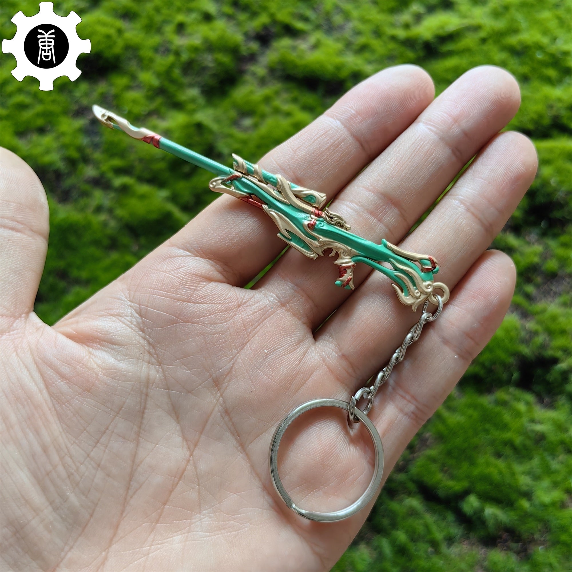 Metal Imperium Operator Gun Tiny Keychain Pendant 4 Colors Option Green - Tophatter Daily Deals