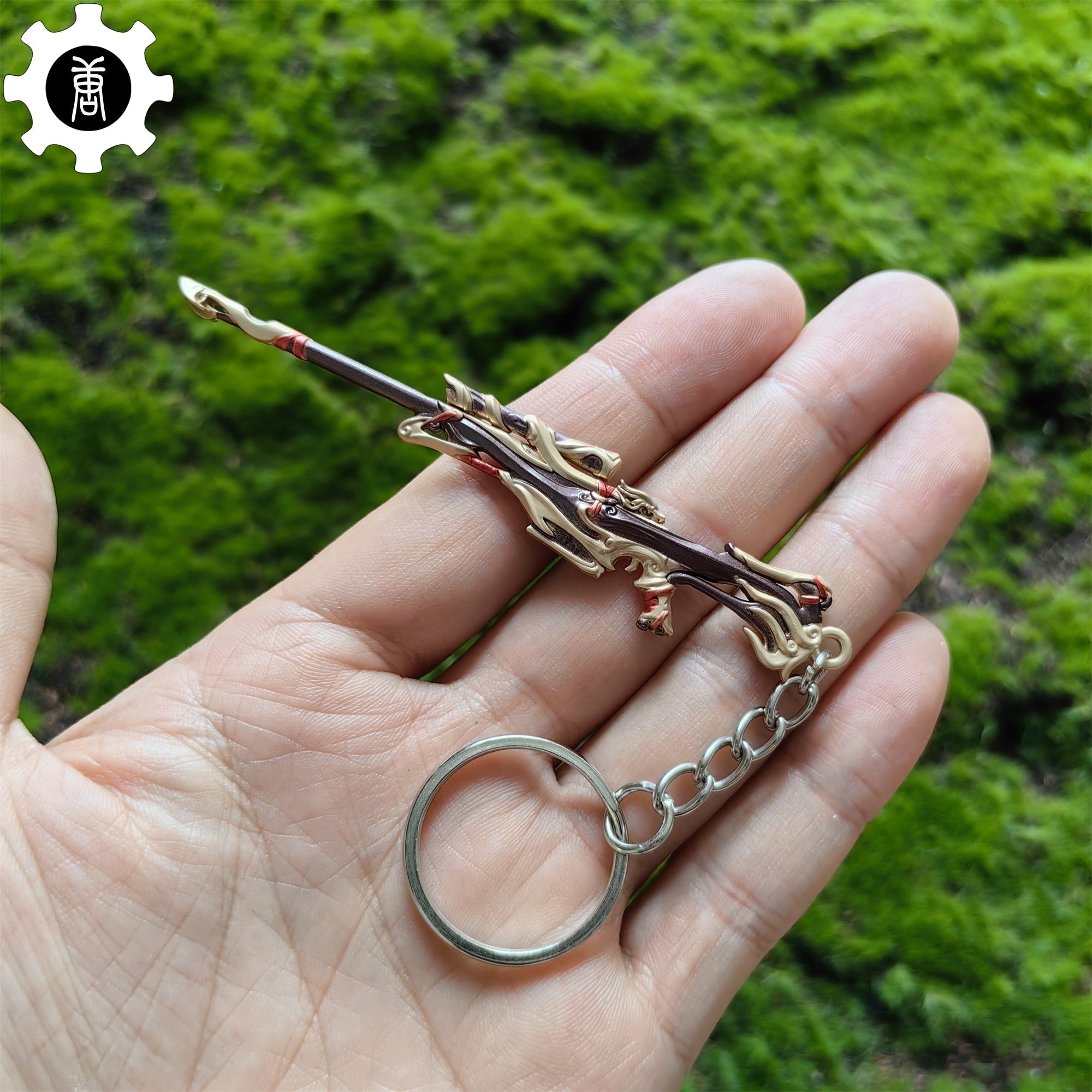 Metal Imperium Operator Gun Tiny Keychain Pendant 4 Colors Option Grey - Tophatter Daily Deals