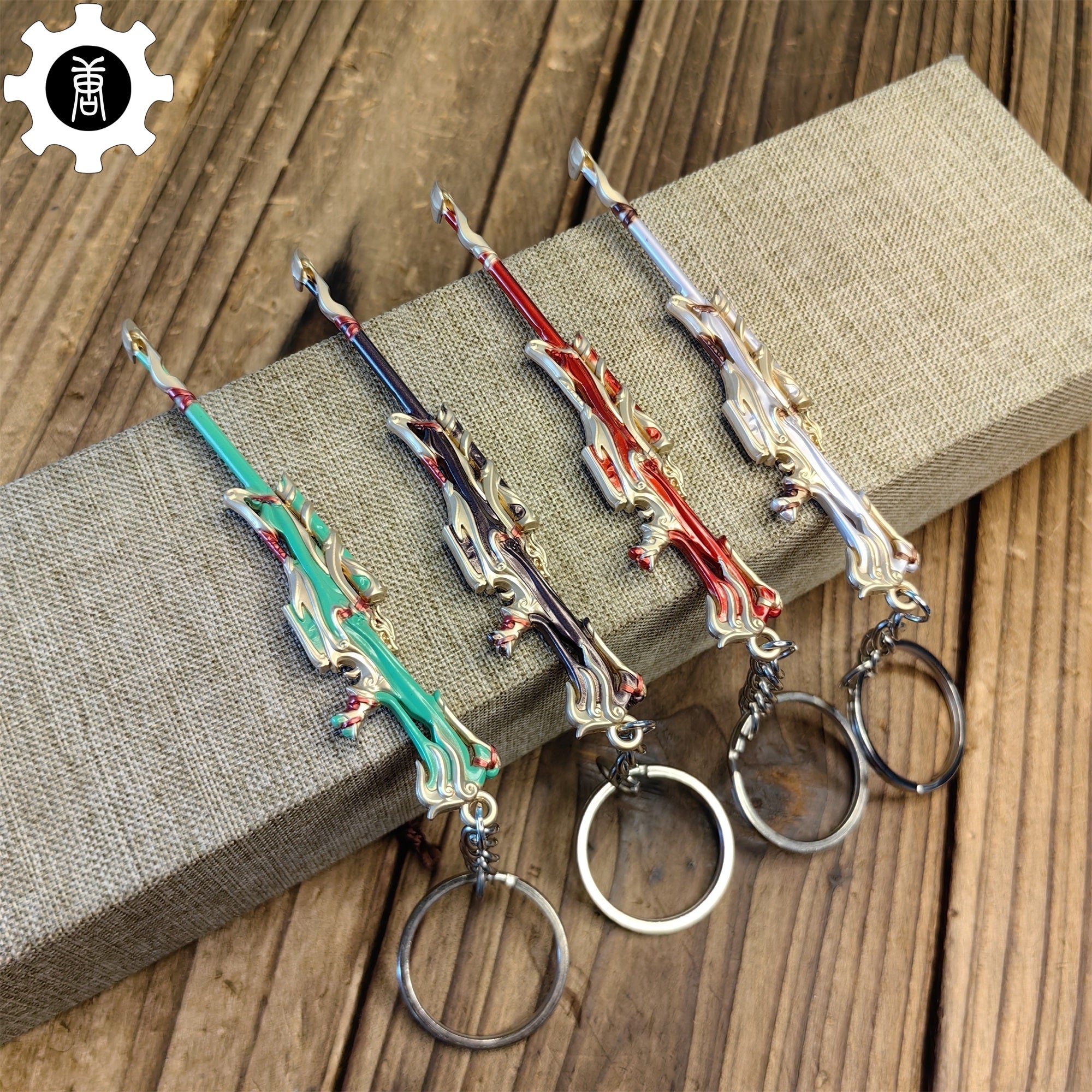 Metal Imperium Operator Gun Tiny Keychain Pendant 4 Colors Option - Tophatter Daily Deals