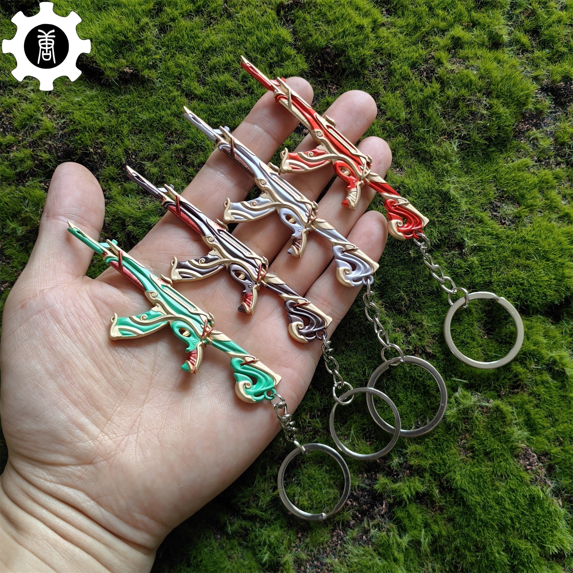 Metal Imperium Vandal Gun Tiny Keychain Pendant 4 In 1 Pack - Tophatter Daily Deals