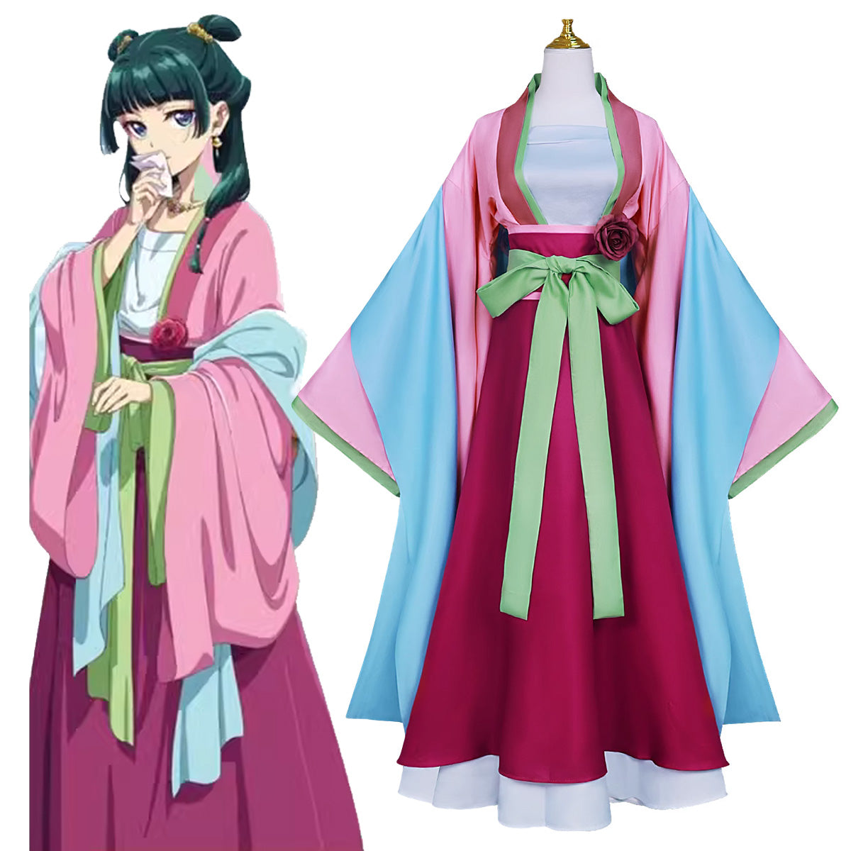 [In stock]The Apothecary Diaries Maomao Garden Party Cosplay Costume Costume - Tophatter Daily Deals