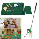 Golf Toy Set - Indoor Mini Golf Set, Indoor Mini Golfing Game Kit Golfs Toy Set with Green Pad Putter Ball Chairs Gifts Golf - Tophatter Daily Deals