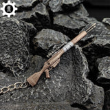 Mini Infantry Operator Gun Keychain Metal Pendant - Tophatter Daily Deals