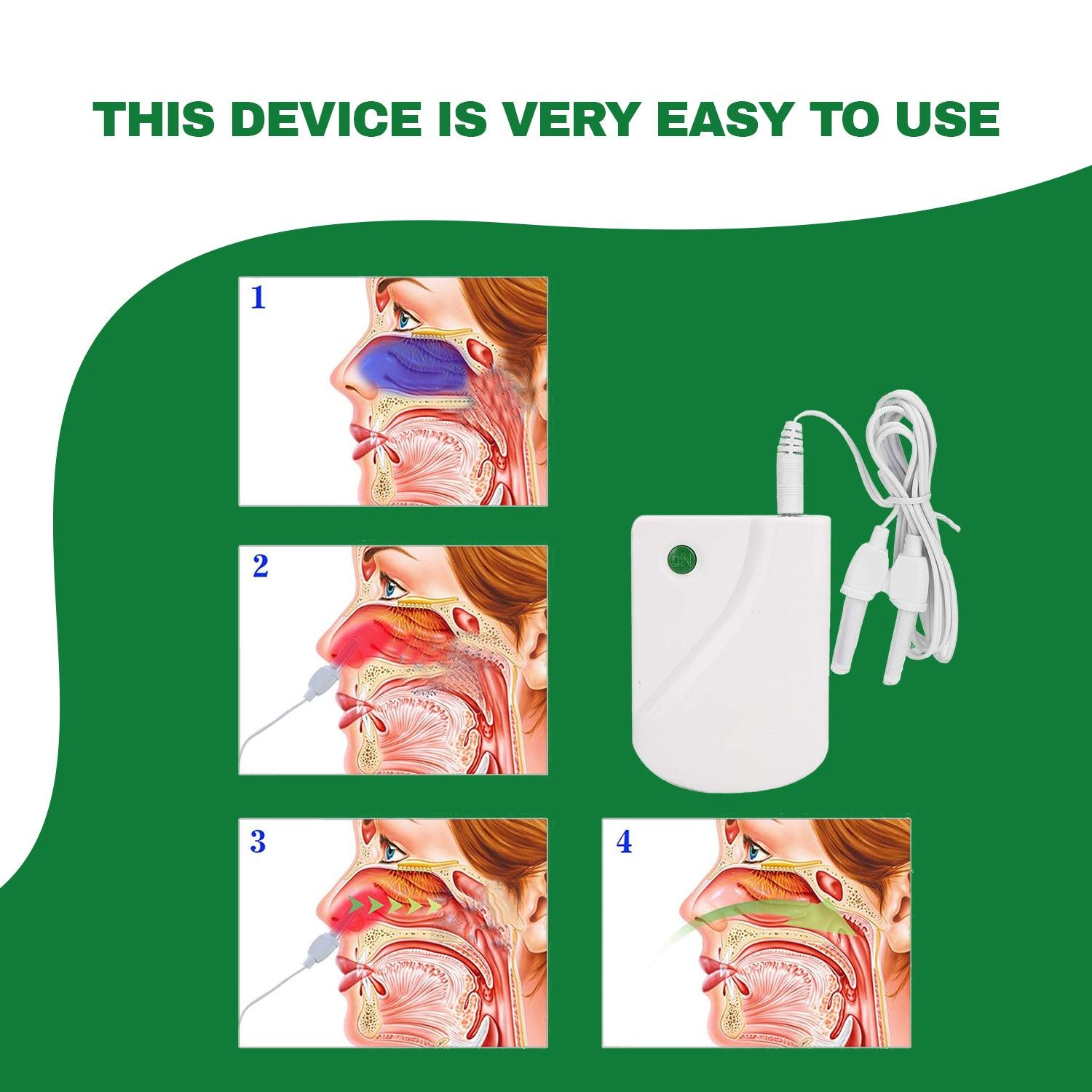 Infrared Allergy Reliever - Nose Rhinitis Therapy Device Sinusitis Cure Treatment Hay Fever Relief Allergy Health & Beauty - Tophatter Daily Deals