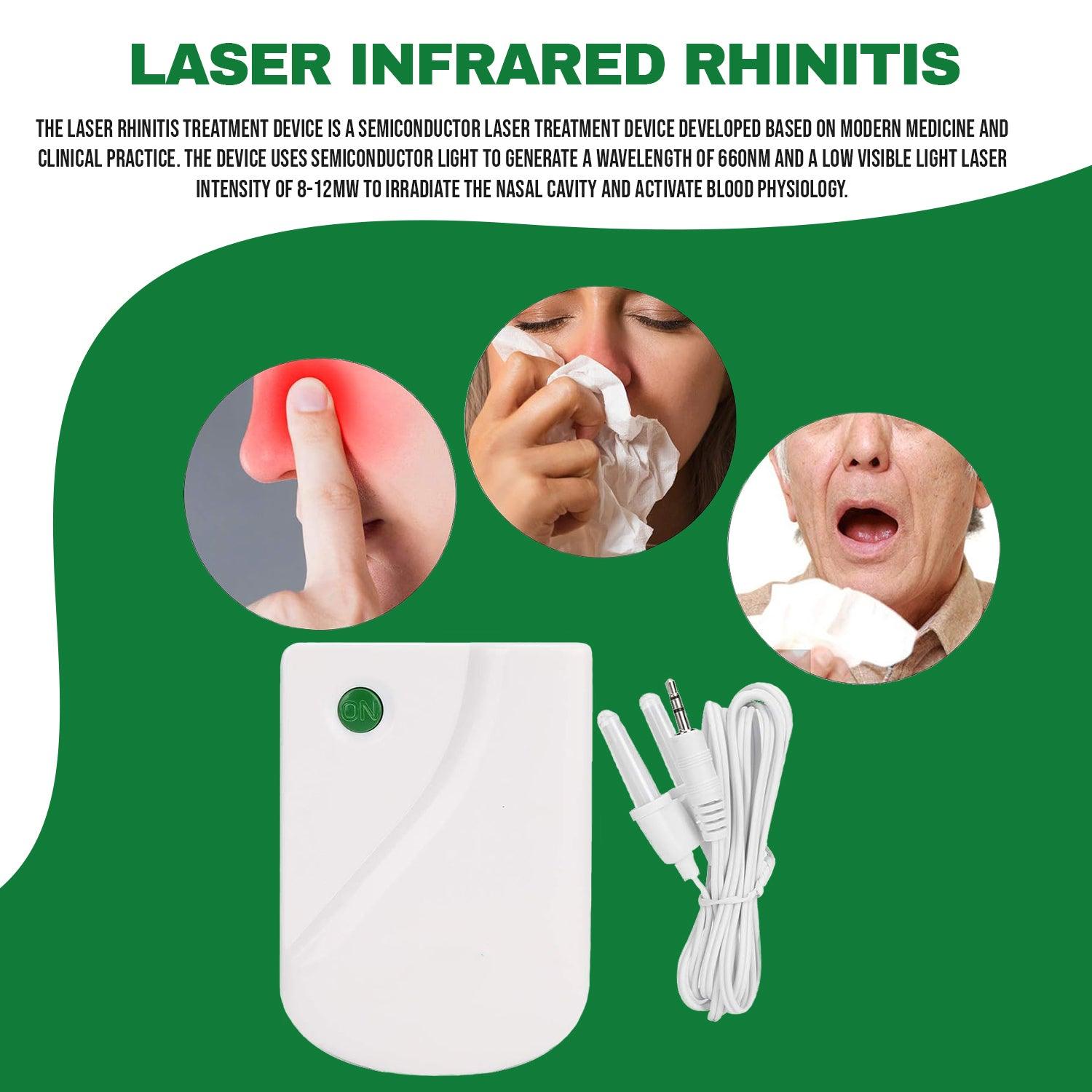 Infrared Allergy Reliever - Nose Rhinitis Therapy Device Sinusitis Cure Treatment Hay Fever Relief Allergy Health & Beauty - Tophatter Daily Deals