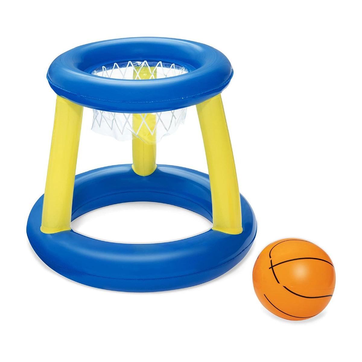 Inflatable Basketball Hoop For Swimming Pool - Inflatable Basketball Swimming Pool Toy Ring Floating Childrens Water Sport Game Swimming - Tophatter Daily Deals