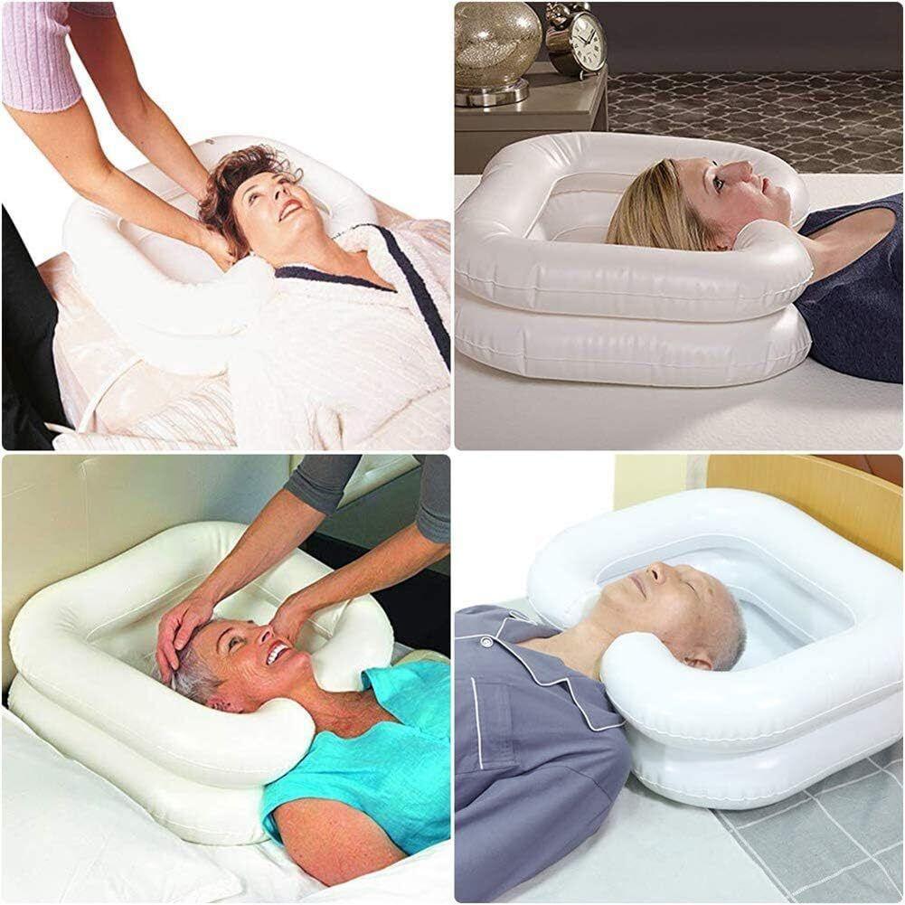 Inflatable Hair Washing Basin - Portable Shampoo Basin Hair Care - Tophatter Daily Deals