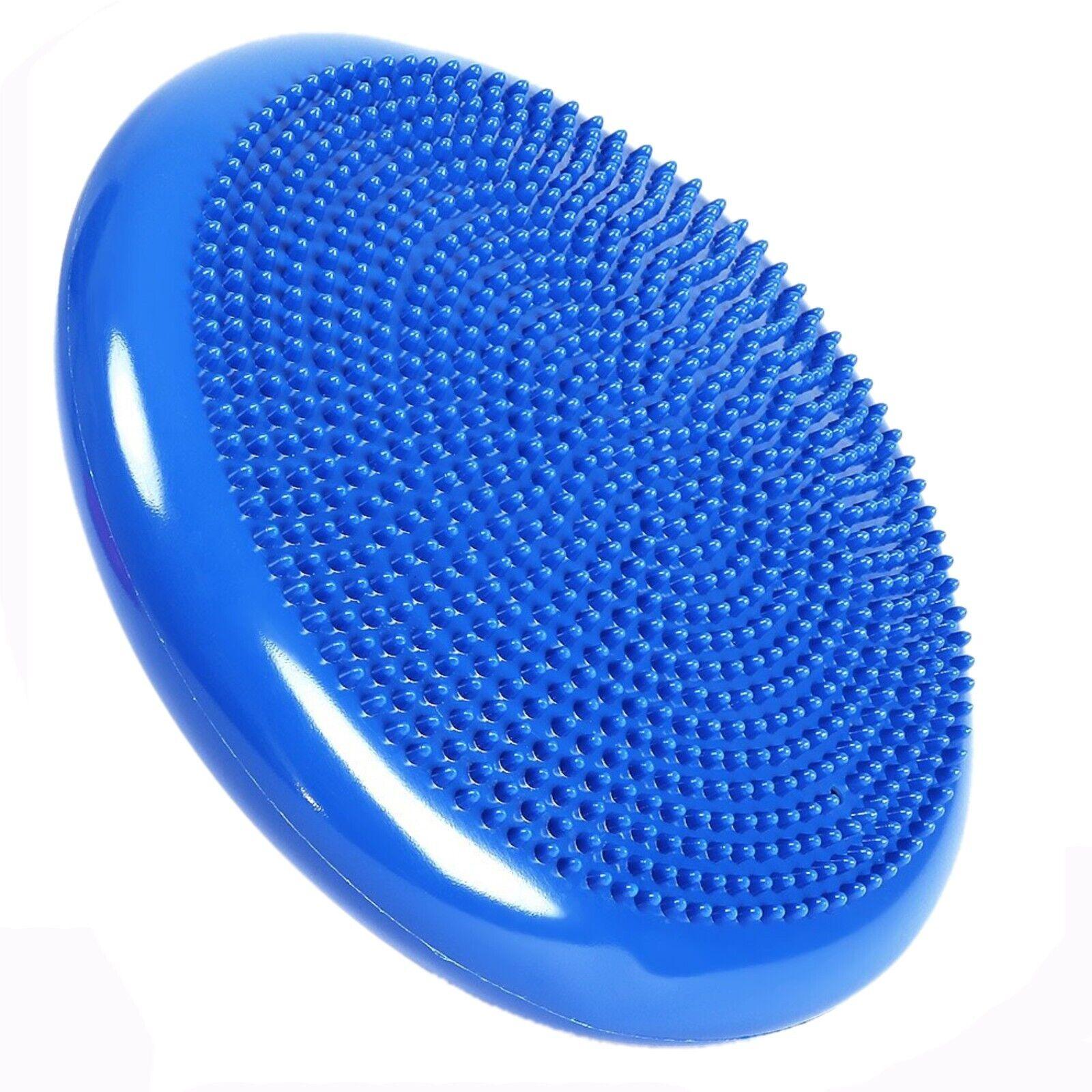 Wobble Cushion Sensory - Wobble Cushion Balance Disc Inflatable Balance Cushion Core Strength for Fitness Blue Health Care - Tophatter Daily Deals