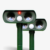 Ultrasonic Solar Bird Repeller Long Range Waterproof Outdoor BUY 2 Repellers - Tophatter Daily Deals