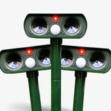Ultrasonic Solar Pest Repeller Long Range Outdoor Garden BUY 3 Repellers - Tophatter Daily Deals