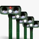 Ultrasonic Solar Bird Repeller Long Range Waterproof Outdoor BUY 4 Repellers - Tophatter Daily Deals