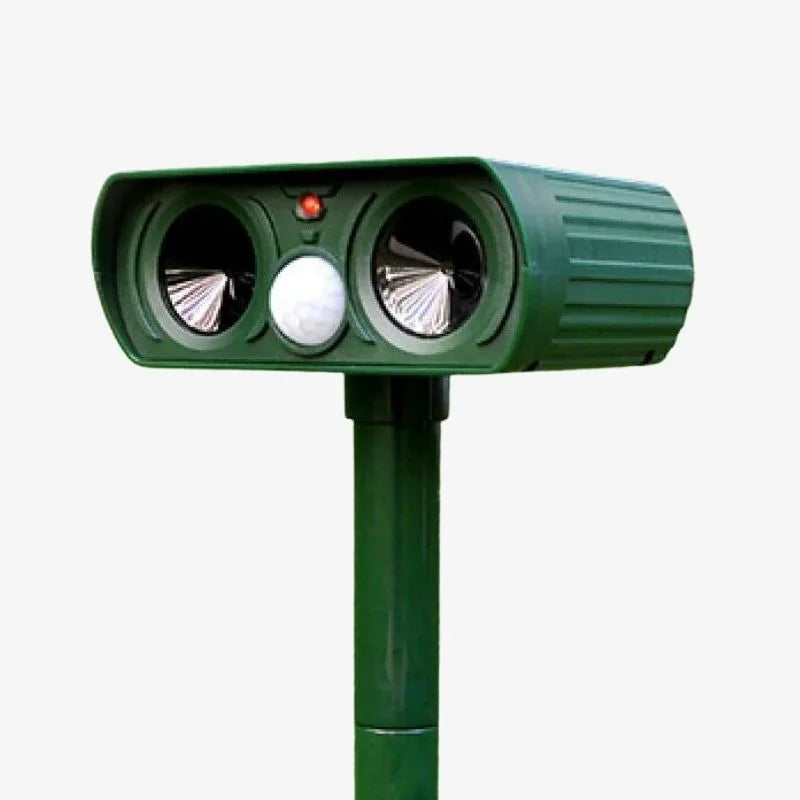 Ultrasonic Solar Pest Repeller Long Range Outdoor Garden - Tophatter Daily Deals