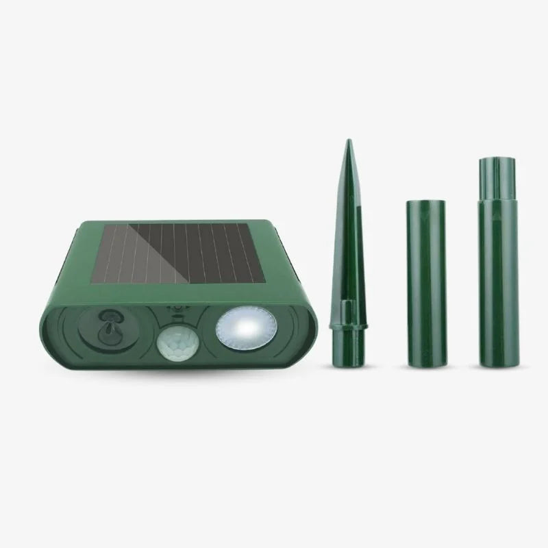 Ultrasonic Solar Bird Repeller Long Range Waterproof Outdoor - Tophatter Daily Deals