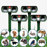 Solar Infrared Animal Repeller Outdoor Pest Deterrent BUY 1 Repeller - Tophatter Daily Deals