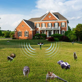 Ultrasonic Solar Pest Repeller Long Range Outdoor Garden - Tophatter Daily Deals
