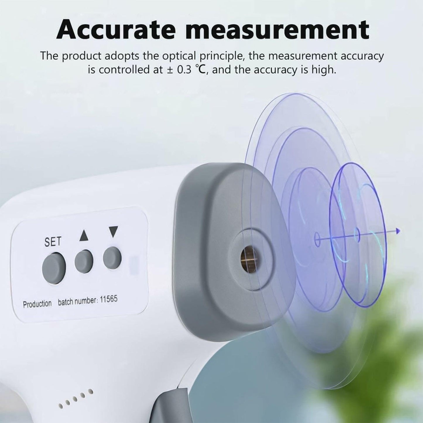 Best Thermometer UK - Infrared Digital Non-Contact Forehead Thermometer Exercise & Fitness - Tophatter Daily Deals
