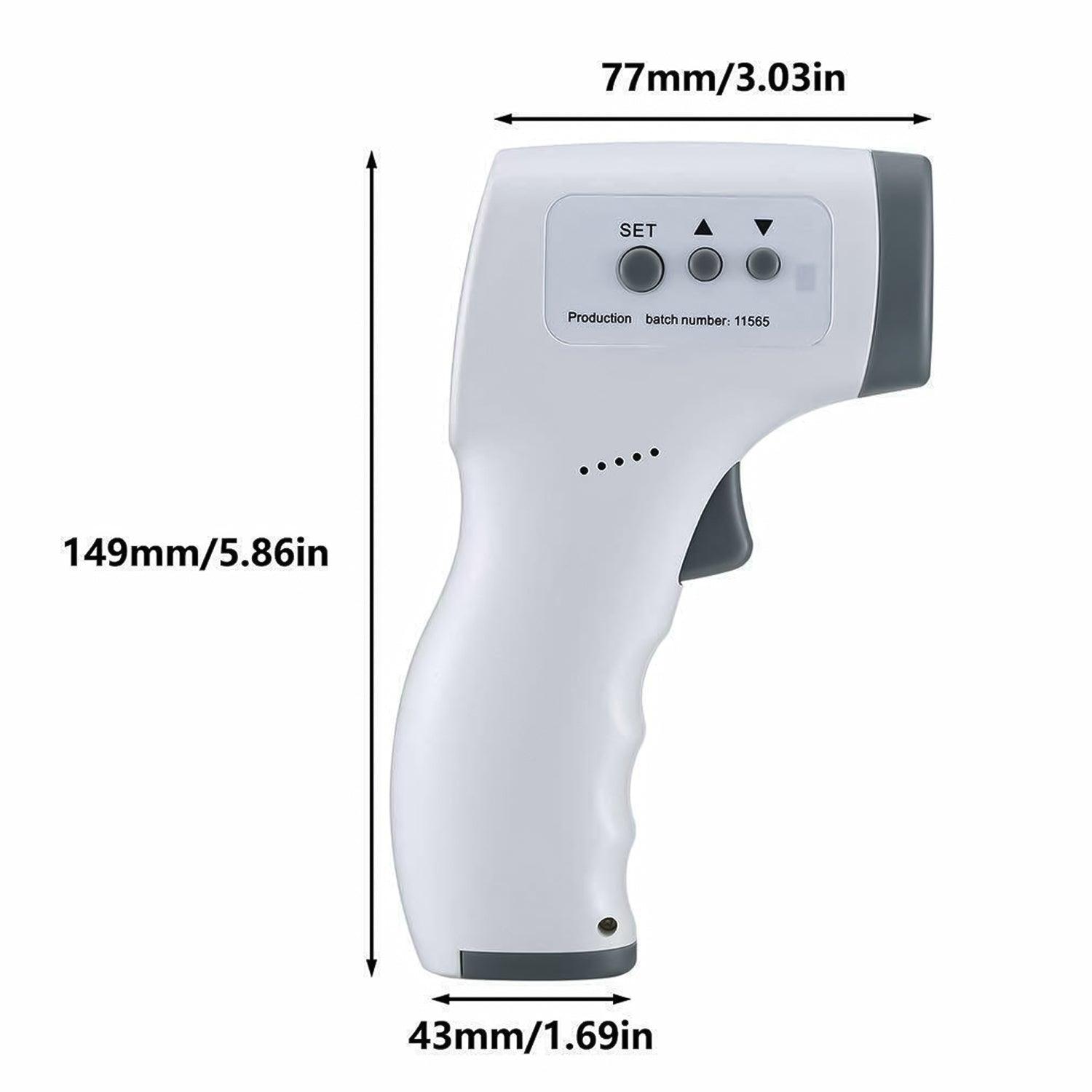 Best Thermometer UK - Infrared Digital Non-Contact Forehead Thermometer Exercise & Fitness - Tophatter Daily Deals