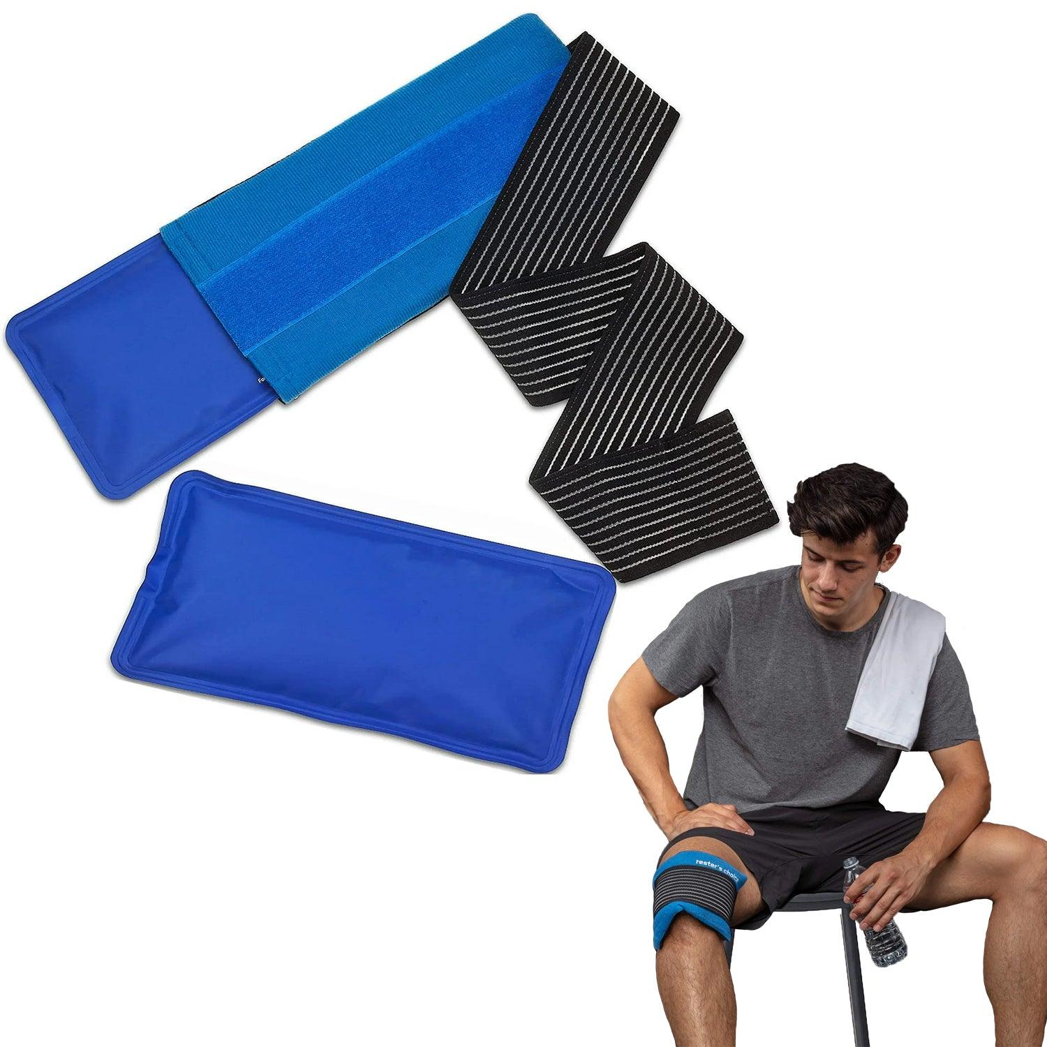 Injury Ice Pack - 3-in-1 Knee Ice Wrap Reusable Ice Packs for Knees Hot and Cold Gel Pack Health Care - Tophatter Daily Deals