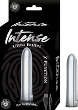 Intense Power Bullet Vibrator Silver Compact Waterproof Toy > Vibrators > Mini Vibrators - Tophatter Daily Deals