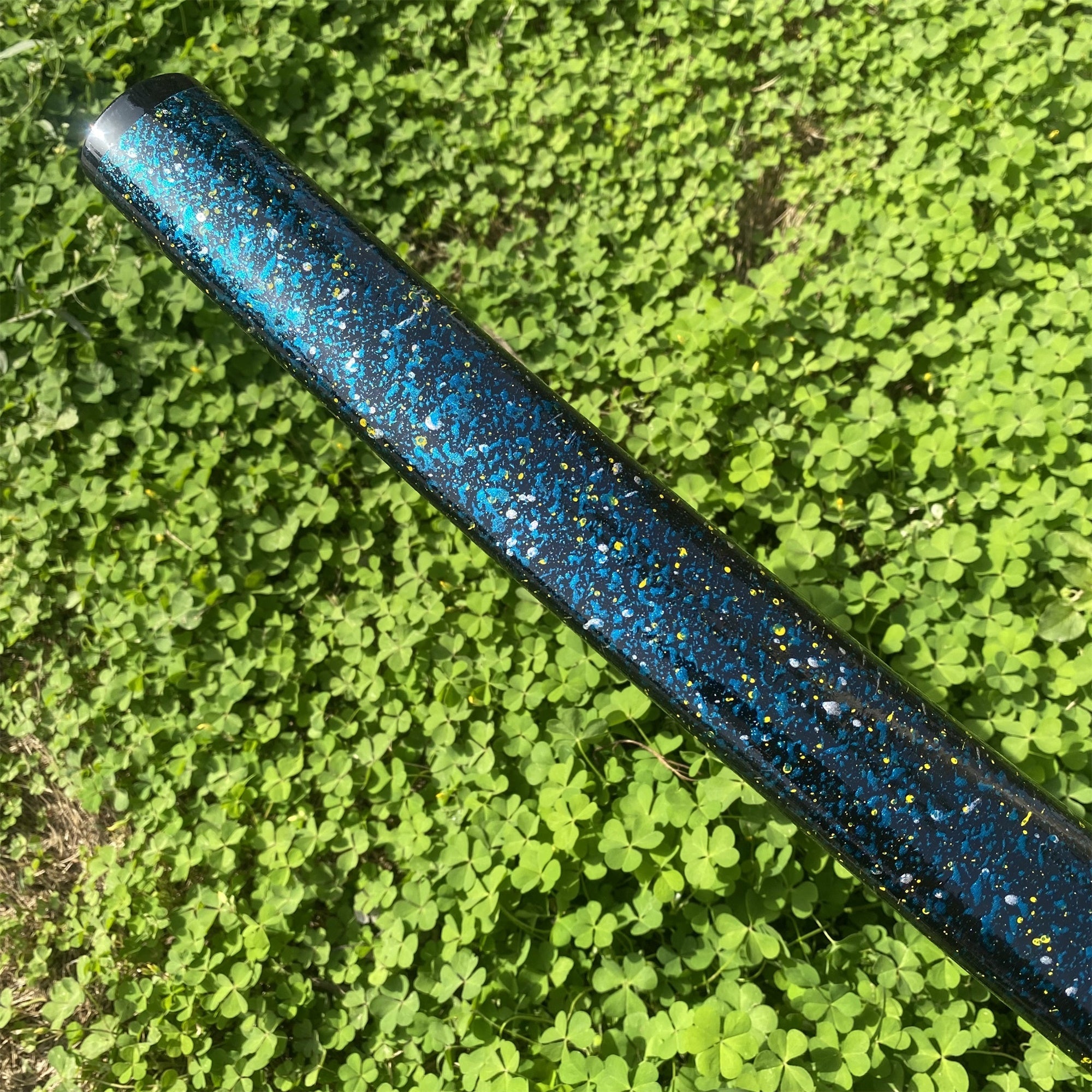 Japanese Katana Black Blade - Ink Plum Blossom - Tophatter Daily Deals