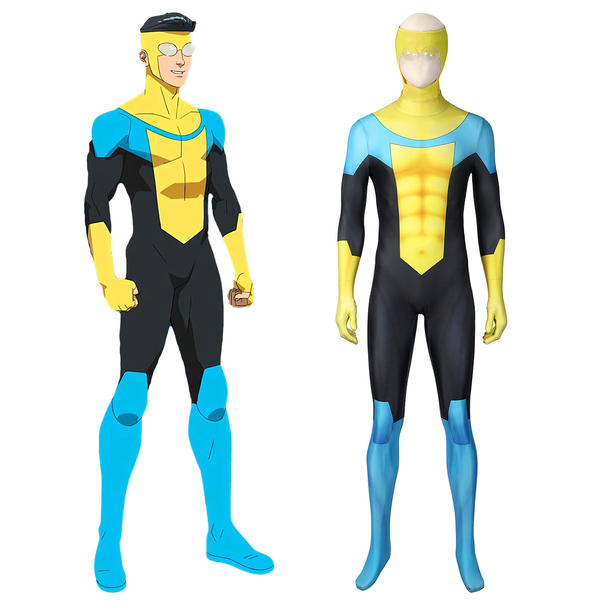 Invincible Mark Grayson Jumpsuit Halloween Printed Cosplay Costume Costume - Tophatter Daily Deals
