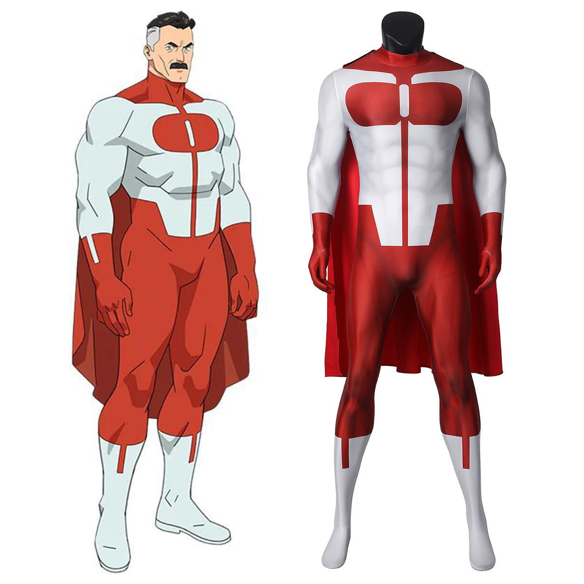 Invincible Omni-Man Jumpsuit Cosplay Costume Costume - Tophatter Daily Deals