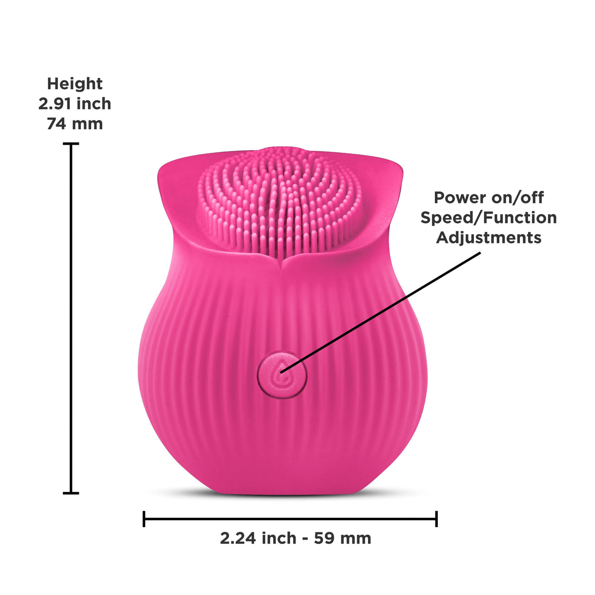 Inya The Bloom Pink Wireless Clitoral Vibrator > Sex Toys For Ladies > Rose Stimulators - Tophatter Daily Deals