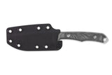 Chris Reeve Knives Inyoni - Black Canvas Micarta Handle - Black Sheath - INY-1000 Fixed Blade - Tophatter Daily Deals