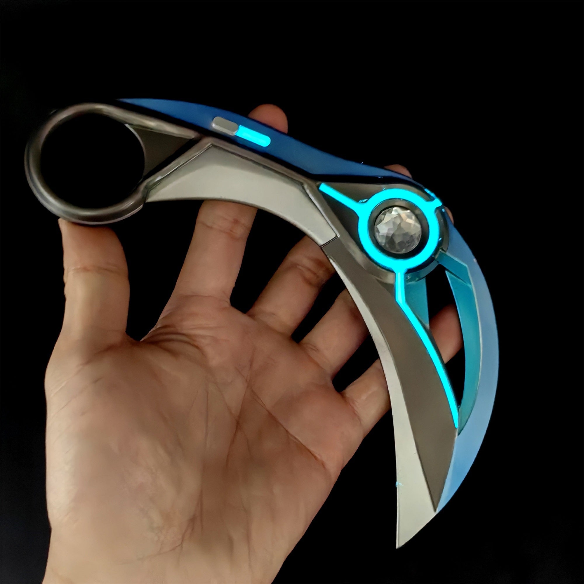 Val Game Knife Handicrafts Metal Game Skin Knife Gamer Gift Ion Karambit - Tophatter Daily Deals