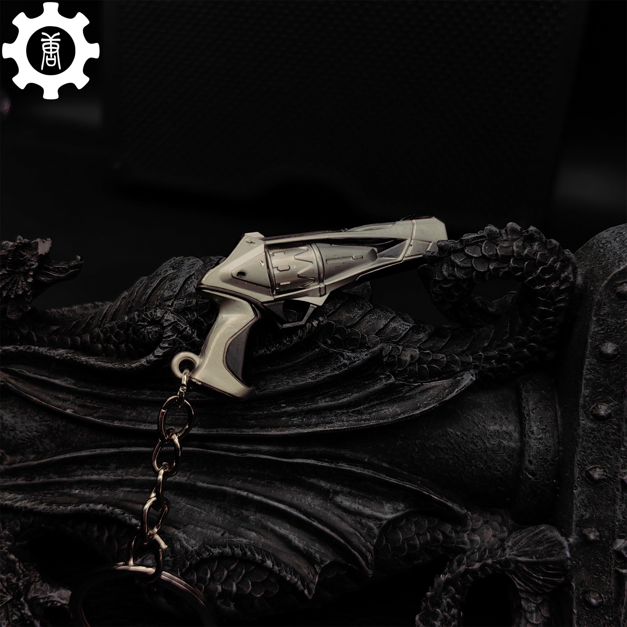 Mini Ion Sheriff Gun Metal Keychain - Tophatter Daily Deals