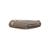 GiantMouse ACE Iona V2 - Bronze Anodized Aluminum - Liner Lock - CPM-MagnaCut Knives - Tophatter Daily Deals