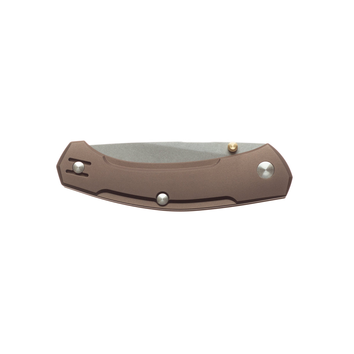 GiantMouse ACE Iona V2 - Bronze Anodized Aluminum - Liner Lock - CPM-MagnaCut Knives - Tophatter Daily Deals