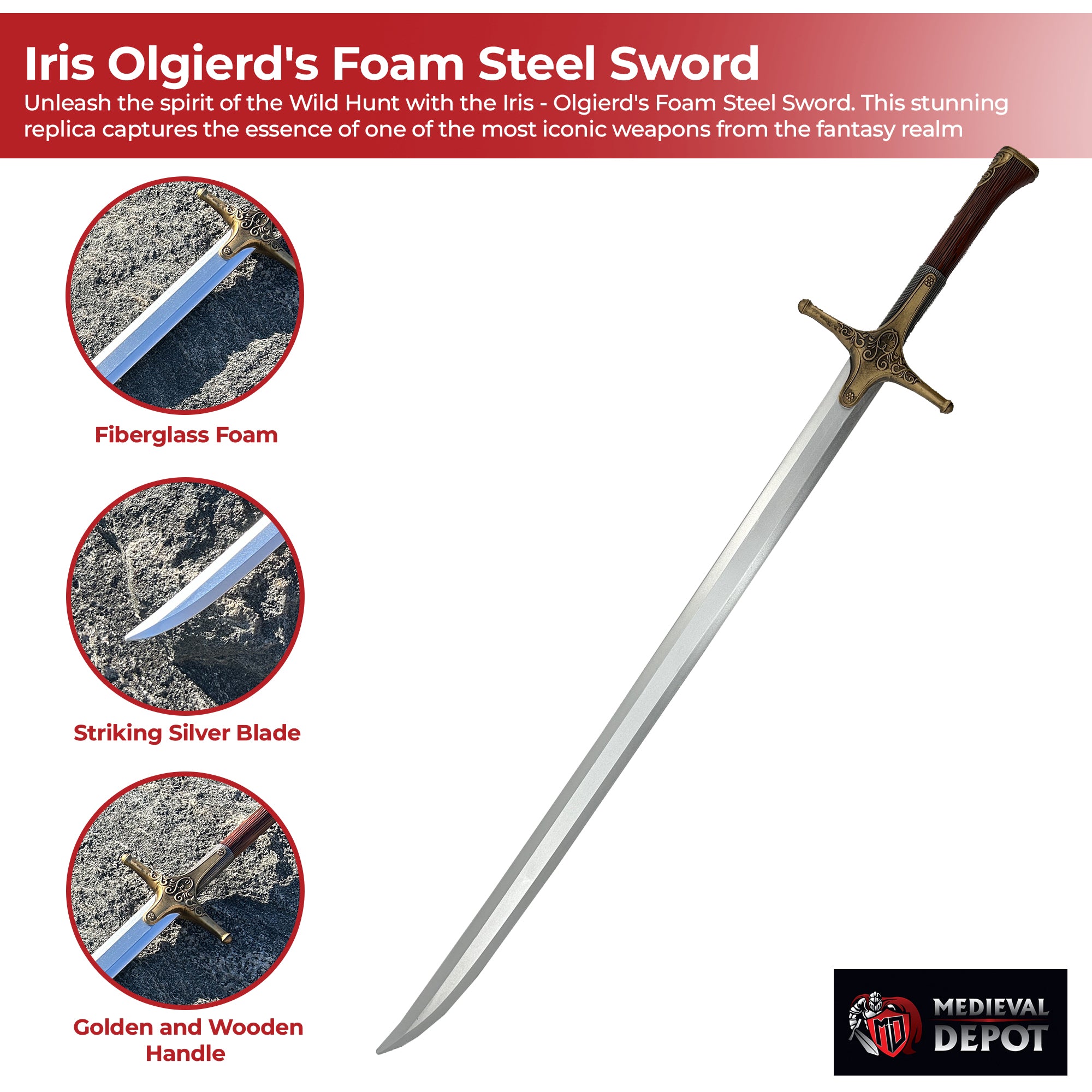 Iris Olgierd Foam Sword Foam Products - Tophatter Daily Deals