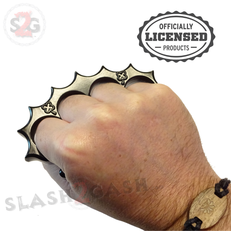 Black Knuckles Spiked Dalton Global Paperweight - Multiple Styles Belt Buckle - Tophatter Daily Deals